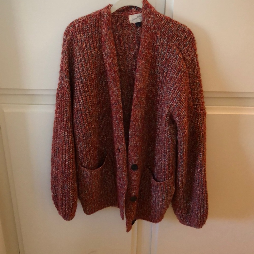 Multi-Colored Knit Sweater